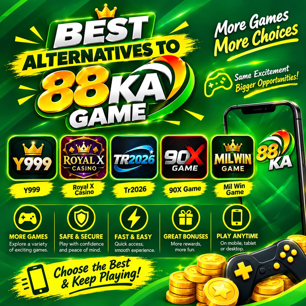 Best Alternatives to 88KA